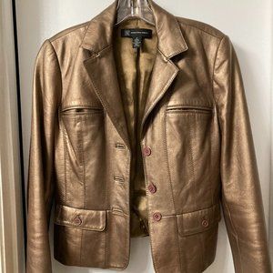INC Genuine Leather Jacket